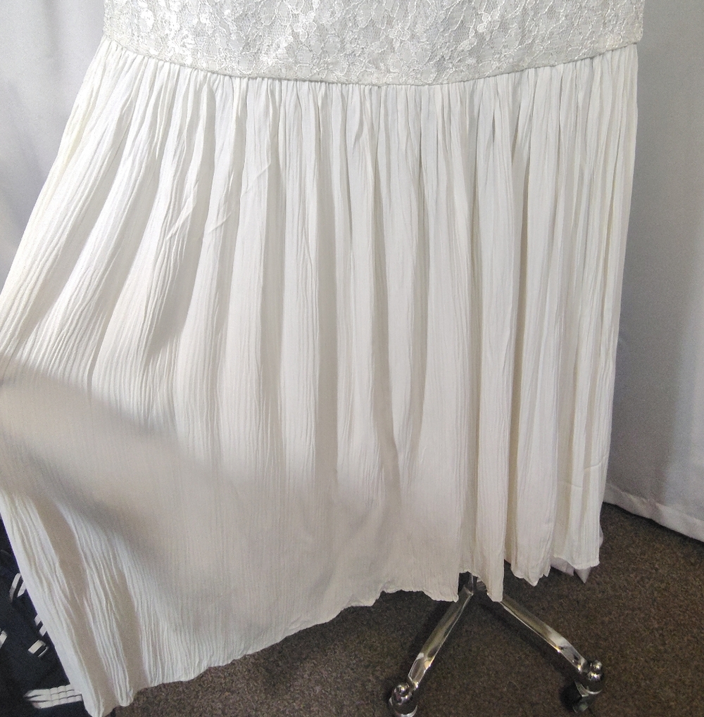 2 Pc:Fitting Image Vintage Long Sleeve Jacket+Sleeveless Maxi Dress, Ivory, 18 - Picture 16 of 16